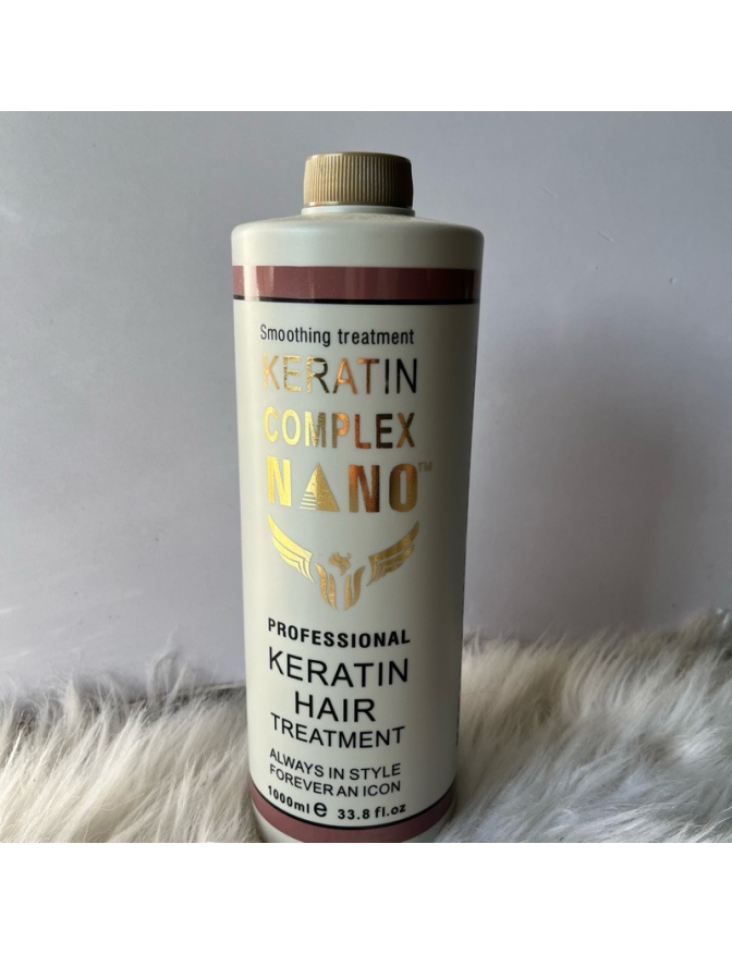 Loại1 Keratin Complex Nano sản phẩm cao cấp phục hồi tóc 1000ml chai xám làm tóc bóng mượt pha duỗi