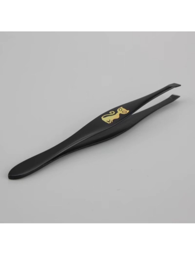 Nhíp nhổ râu lông nách hiệu con mèo thép không rỉ mủi xéo cao cấp