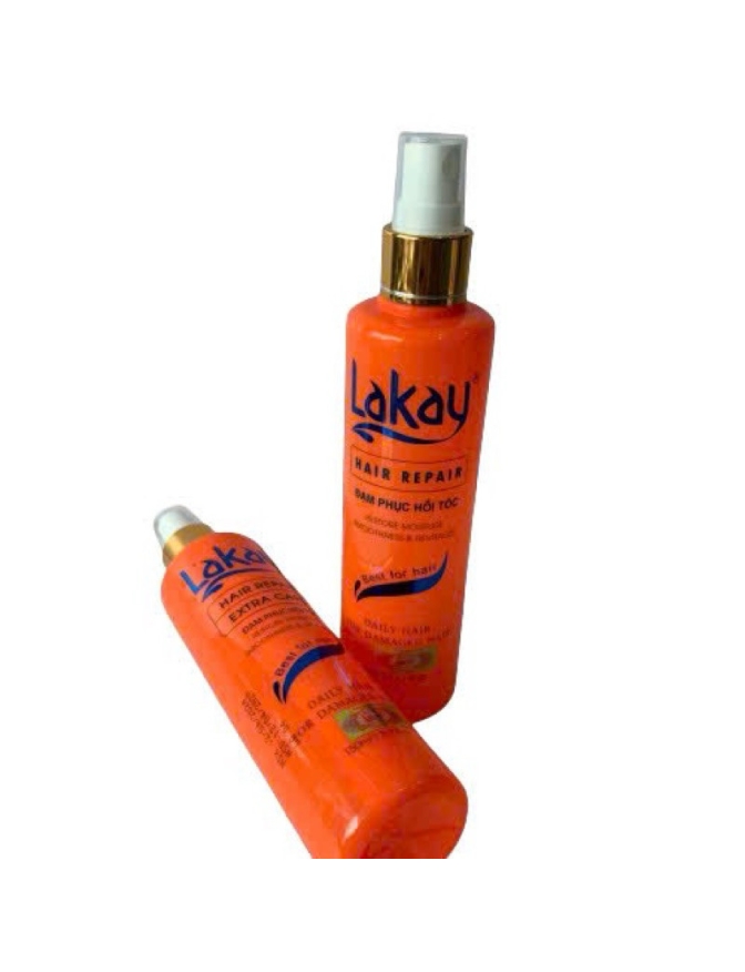 Xịt dưỡng tóc LAKAY 150mlcung cấp dưỡng chất phục hồi hư tổn chẻ ngọn giúp tóc sáng bóng giảm khô xơ