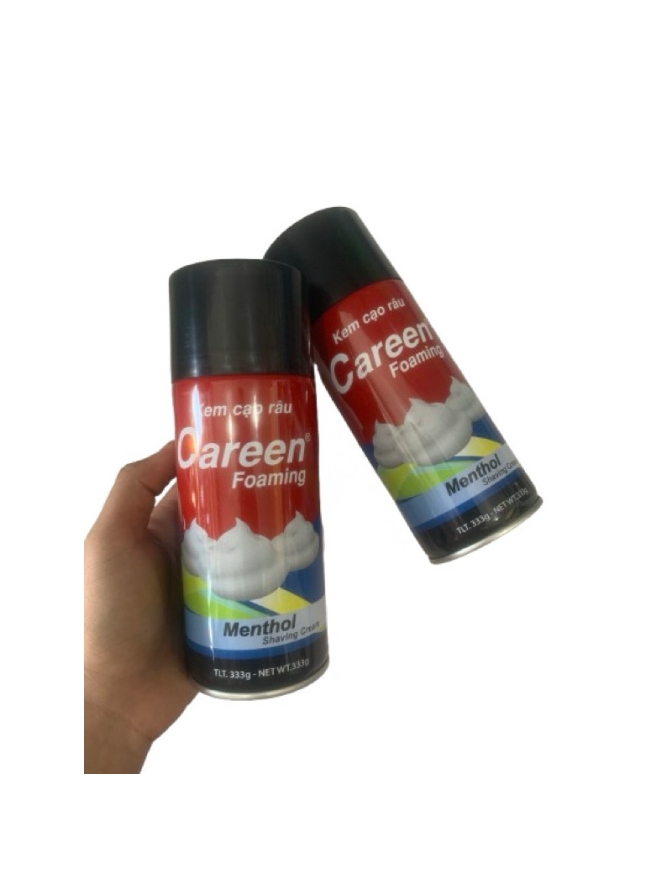 Kem cạo râu Careen đỏ hương bạc hà với lớp bọt mịn, làm mềm da nhanh,nhẹ nhàng làm sạch, làm giảm việc trầy xước da