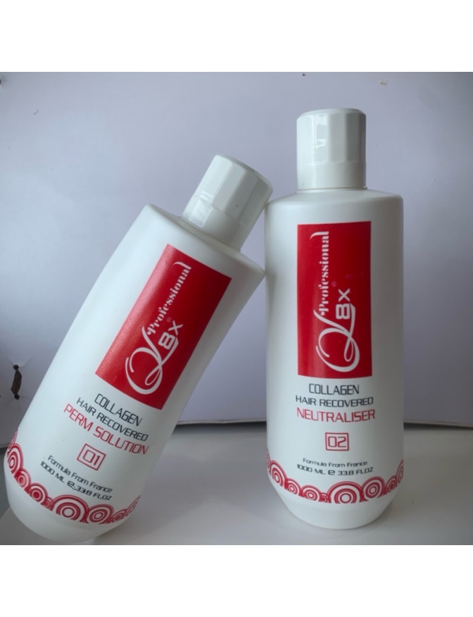 Uốn tóc QL8X cặp 1000ml x 2 chai uốn nóng sinh học