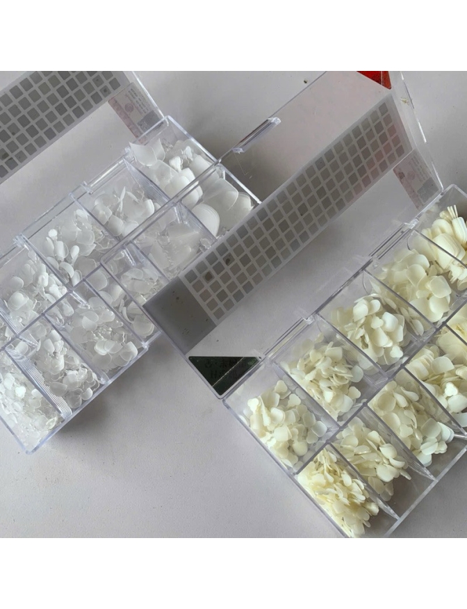 Móng úp chân đẹp HSM hộp 500 móng GIÁ RẺ phôm đẹp mềm ôm sát móng