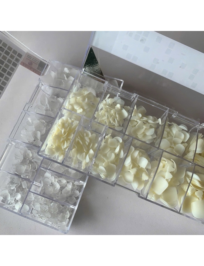 Móng úp chân đẹp HSM hộp 500 móng GIÁ RẺ phôm đẹp mềm ôm sát móng