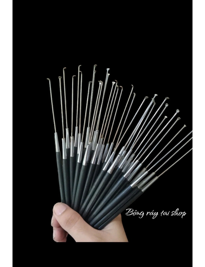 Cây móc tai inox cán cầm nhựa